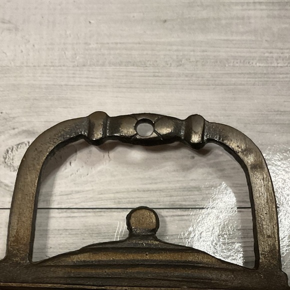 Vintage Cast Iron Trivet Teapots Duck Tiles Footed Wall Art goose 90s - Picture 7 of 7